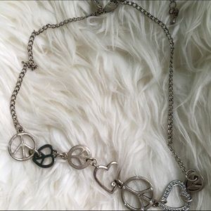 Peace & Heart Necklace