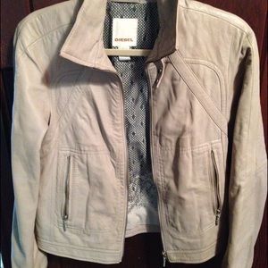 100% lamb leather Moto jacket by Diesel