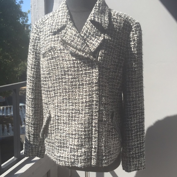 Moto Zip Fall Jacket SZ 16 Coldwater Creek Classic