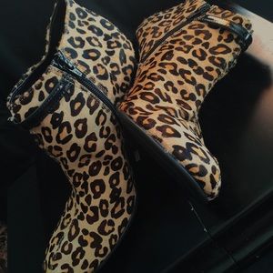 Aerosoles Leopard Booties