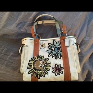 Coach springtime handbag - pristine condition