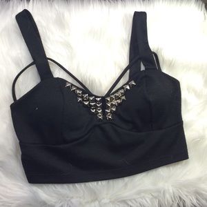 Custom Studded Charlotte Russe Bralette