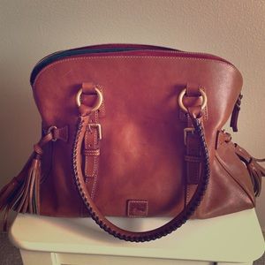 *sold!* Dooney and Bourke large brown shopper bag