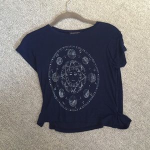 Brandy Melville graphic crop top