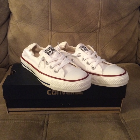 White Converse Shoreline