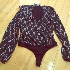 bebe | long sleeve body suit