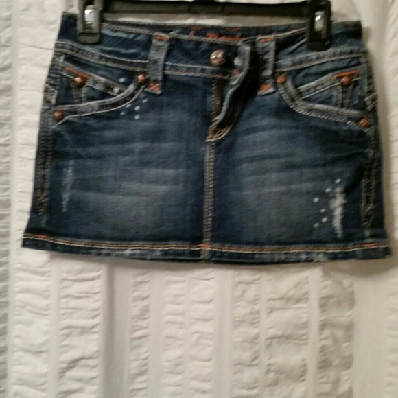 Blue Jean mini skirt