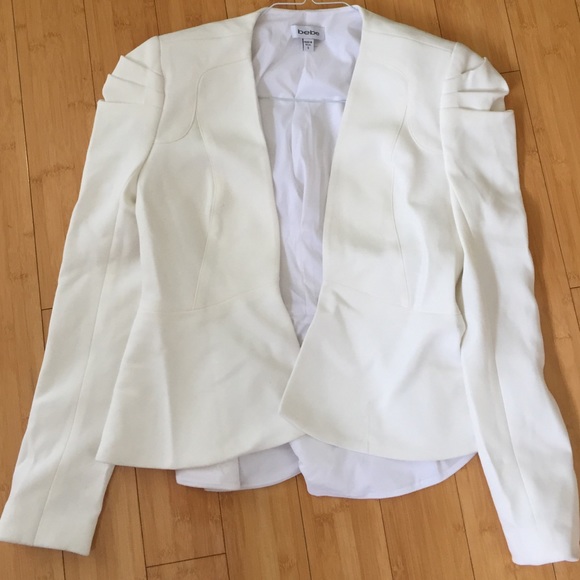 bebe | peplum blazer