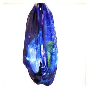 Galaxy infinity scarf
