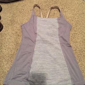 Lululemon grey tank size 8