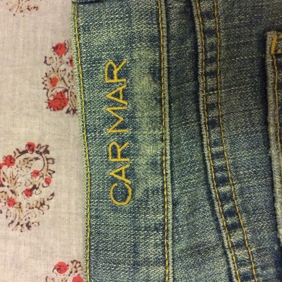 NWOT Carmar Jean shorts with trim - Picture 3 of 4