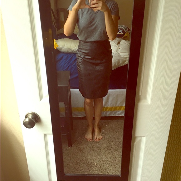 Genuine leather skirt made in Argentina size 7-8