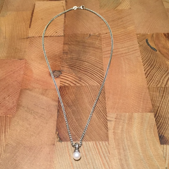 James Avery Sterling Silver & Pearl Necklace