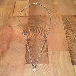 James Avery Sterling Silver & Pearl Necklace