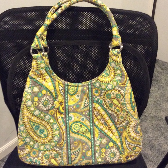 RARE lg Hobo purse in Lemon Parfait