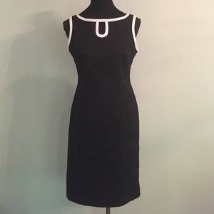 Talbots Sleeveless Size 8P Stretch Sheath Dress