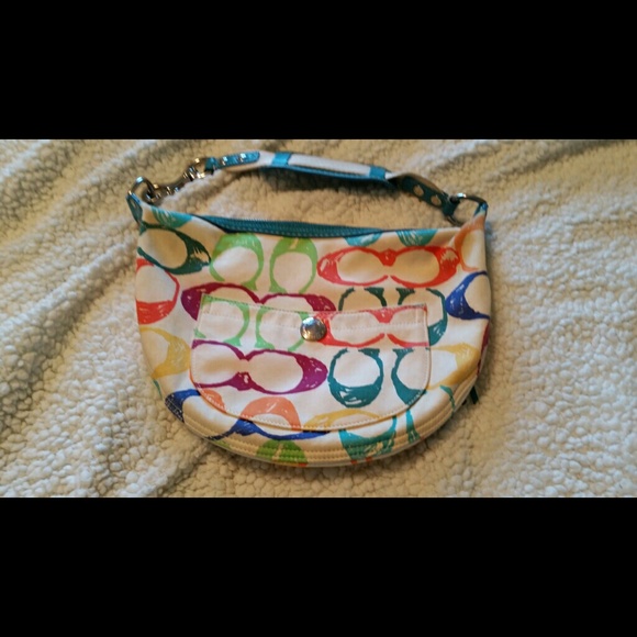 Coach multicolor shoulder bag