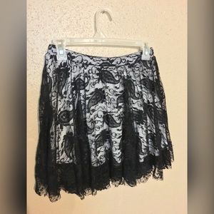 Black Lace Skirt