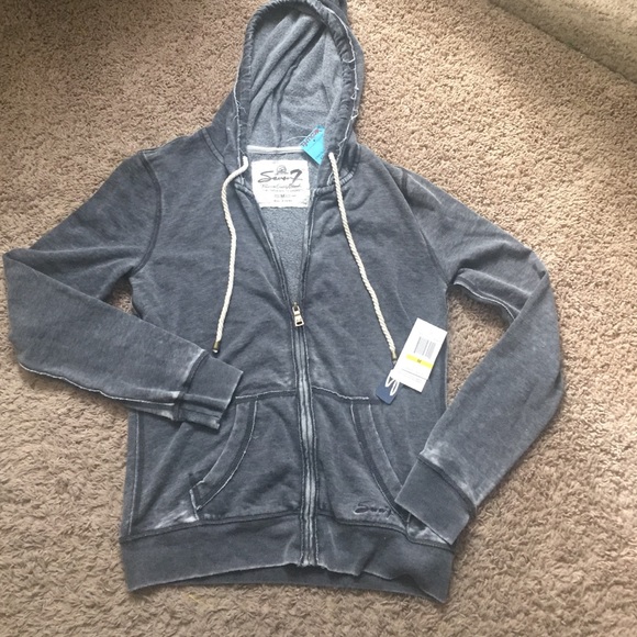 Seven brand zipup hoodie
