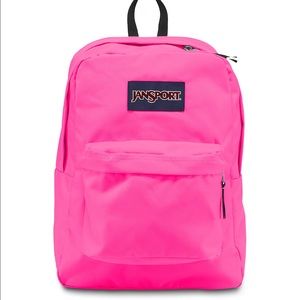 Hot pink Jansport Backpack