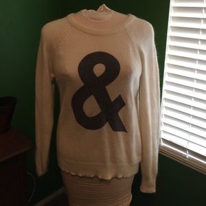 & statement Angora blend sweater