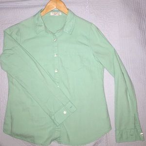 Button down long sleeve blouse