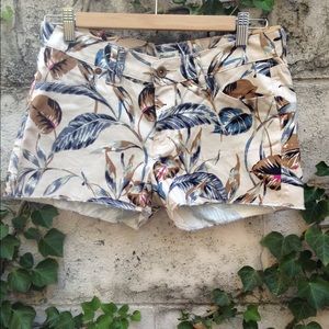 Madewell tropical shorts