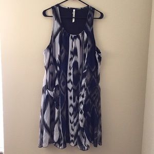 Navy & grey tunic/dress