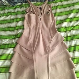Nude Dress Wore once! Still brand new.