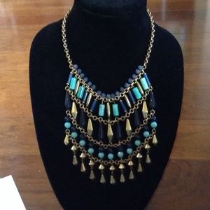 Stella and Dot Malta Bib Statement Necklace