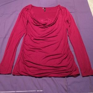 Maurice's beautiful super soft maroon blouse