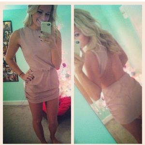 Tobi open back dress