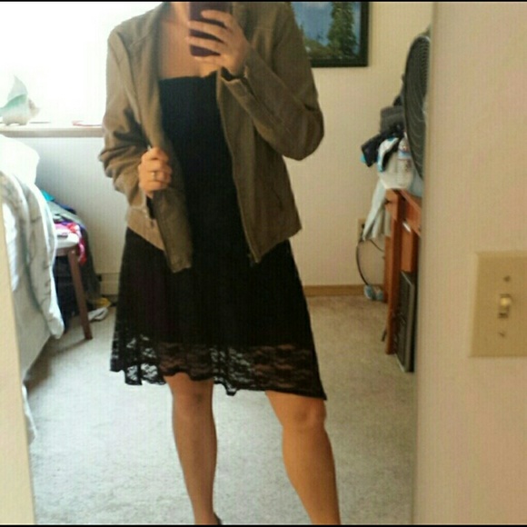 LAST DAY!! Faux leather coat