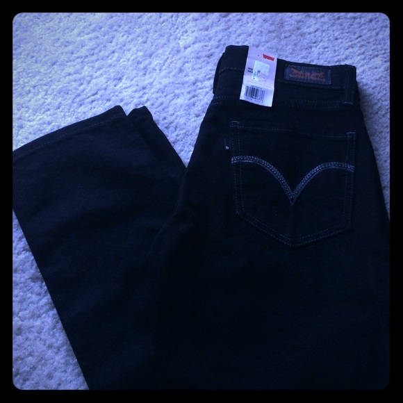 New Black Skinny Levi's Jeans {size 4}