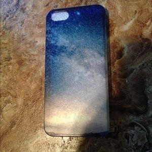 IPhone5 clear Galaxy case