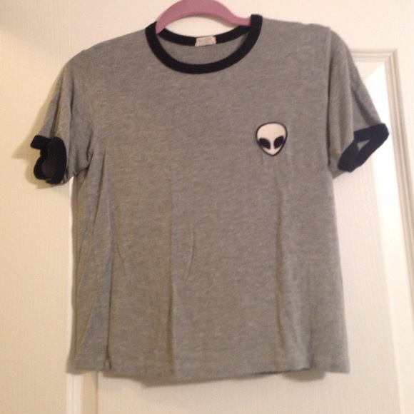 brandy alien patch shirt