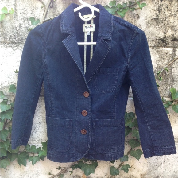 Madewell denim blazer
