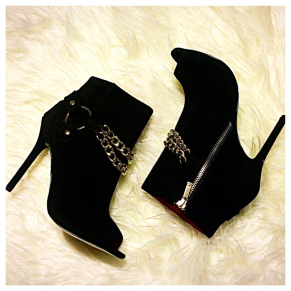 Charles Jourdan Leather Booties - Picture 2 of 4