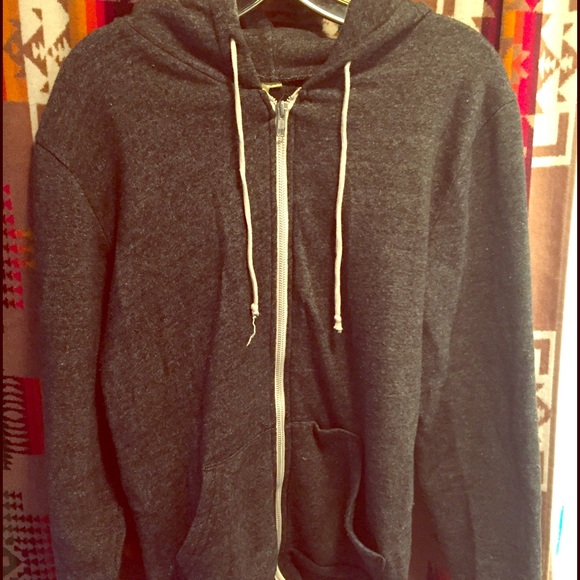 Basic Alternative Apparel charcoal hoodie