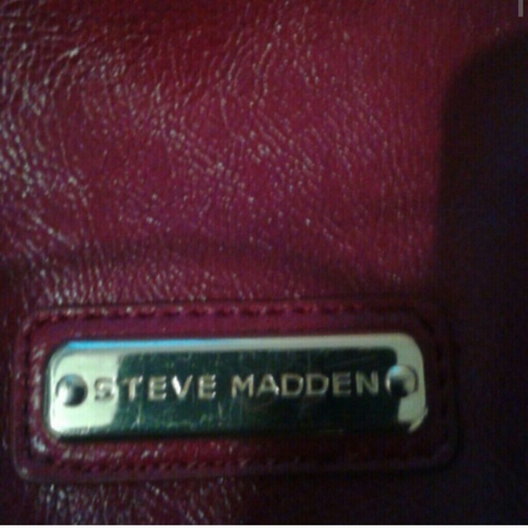 Red Leather Steve Madden Bag - Picture 2 of 4