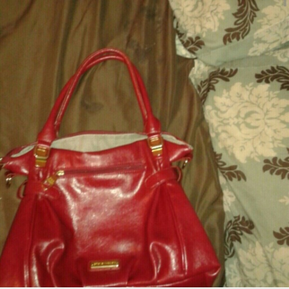 Red Leather Steve Madden Bag - Picture 4 of 4