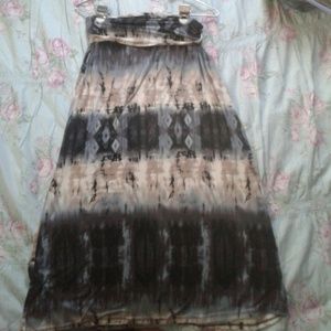 Tie dye Maxi Skirt
