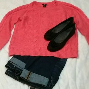 H&M Coral Sweater