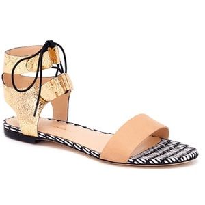 Out of Stock Loeffler Randall Gold "Alexa" Sandals
