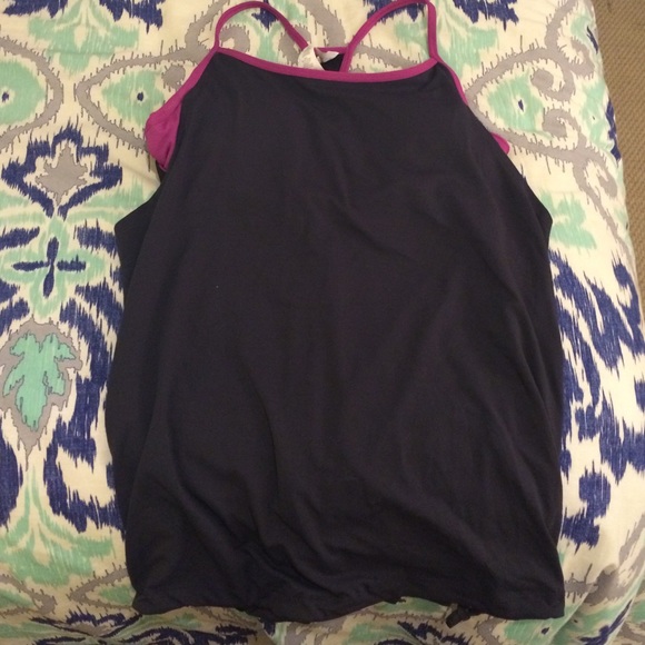 Fabletics open-ribbed sports tank, M