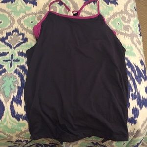 Fabletics open-ribbed sports tank, M