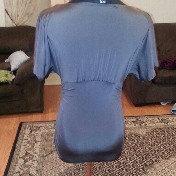 Strechty fitted brown top - Picture 3 of 3