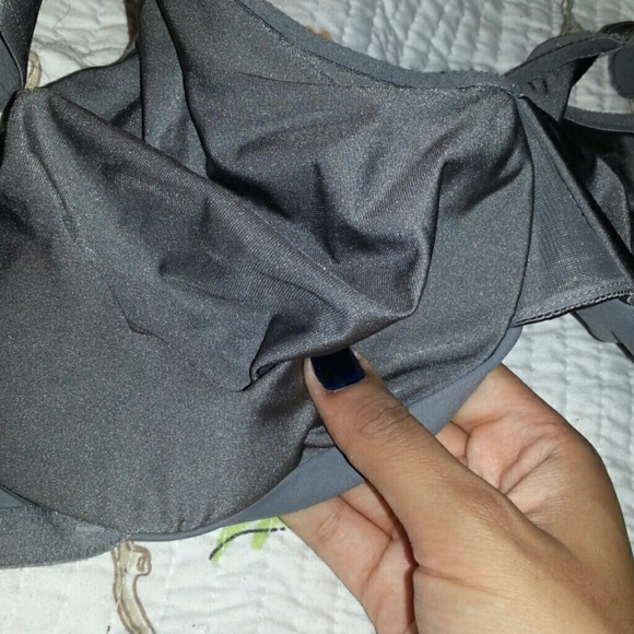 Olga gray bra - Picture 2 of 3