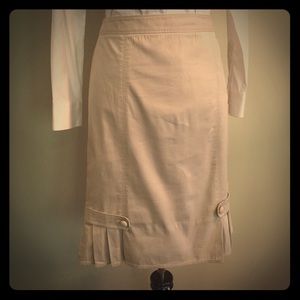 ✨SALE✨ Ann Taylor Sz 6 Skirt w/ Pleats and Buttons