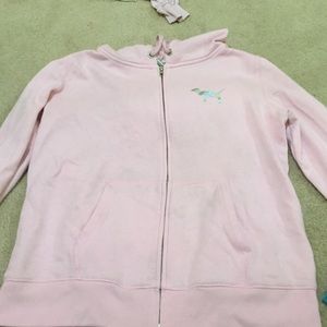 pink zip up